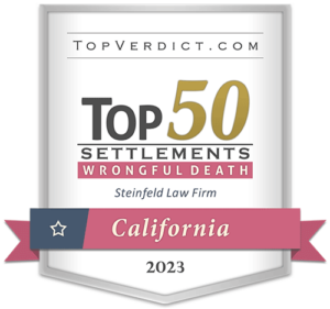 Top 50 settlements - Wrongful Death - California - 2023
